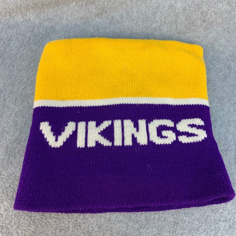 Vikings Unisex Purple Gold Minnesota Vikings Knit Beanie Hat OSFM